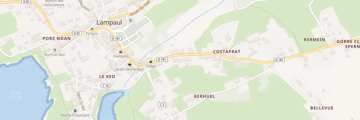 Plan du 5077 Bourg de Lampaul à Ouessant