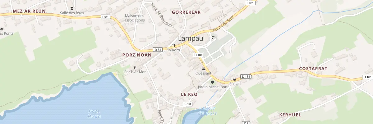Plan du 709 Bourg de Lampaul à Ouessant