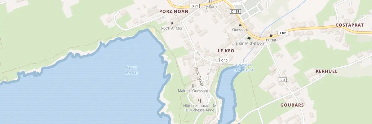 Plan du 638 Bourg de Lampaul à Ouessant