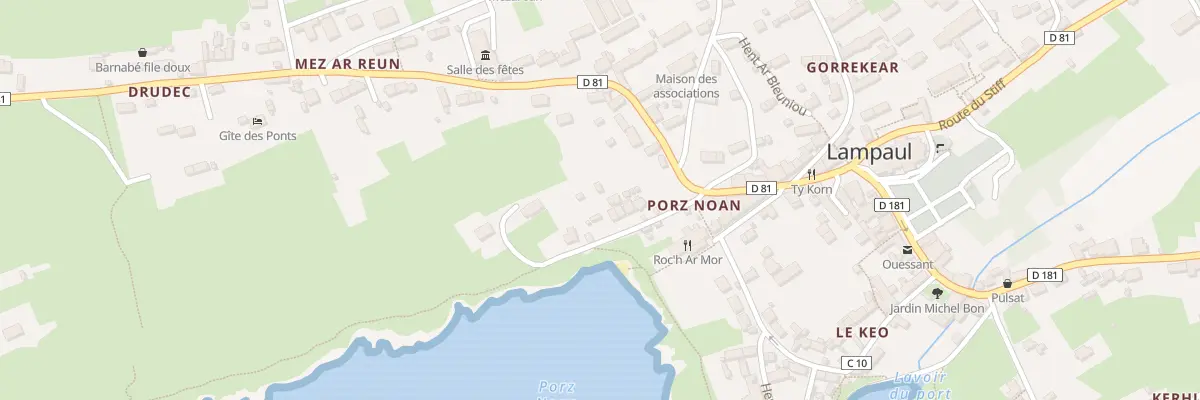 Plan du 602 Porsnoan à Ouessant
