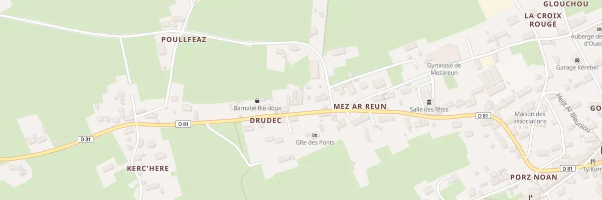 Plan du 569 Drudec à Ouessant
