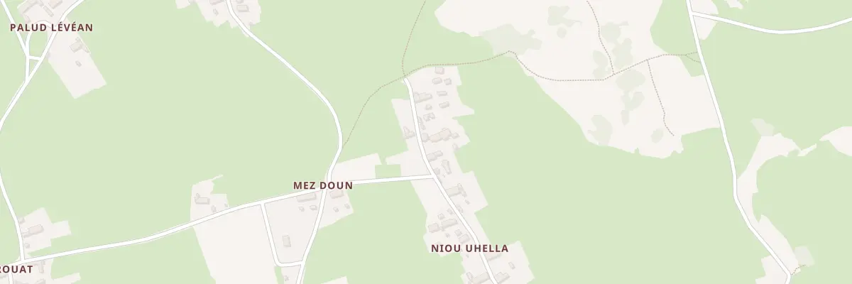 Plan du 88 Niou Huella à Ouessant