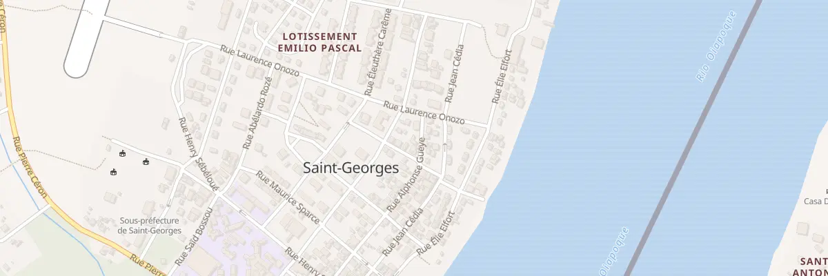 Plan du 39 Rue Alphonse Gueye à Saint-Georges