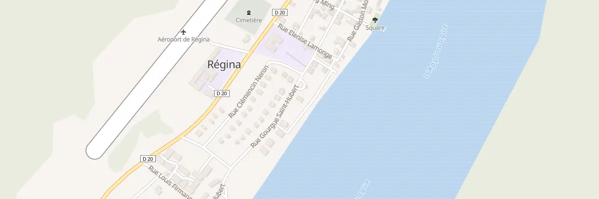 Plan du 38 Lot Communal à Régina