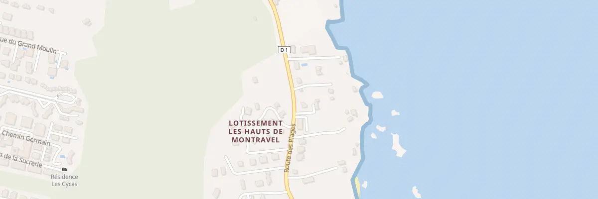 Plan du 1321 Rte des Plages (Rd1) à Remire-Montjoly