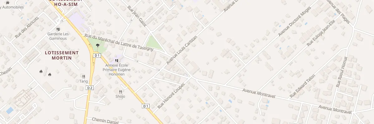 Plan du 9903 Av MONTRAVEL à Remire-Montjoly