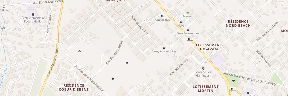 Plan du 11 Rue des AIGRETTES à Remire-Montjoly