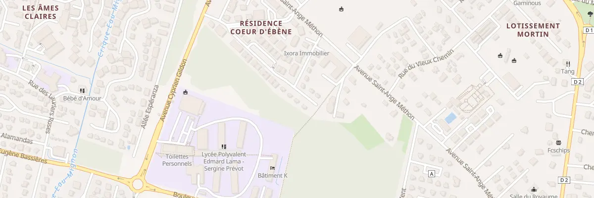 Plan du 39 Av Saint Ange Methon (Rd4) à Remire-Montjoly