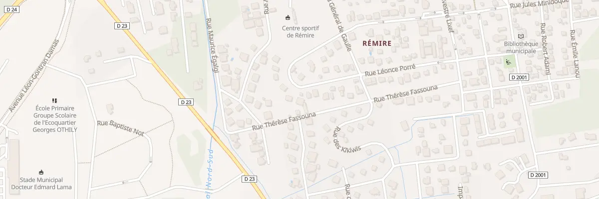 Plan du 10 Rue Raoul Dinga à Remire-Montjoly