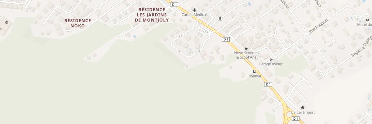 Plan du 9131 Route Departementale 1 à Remire-Montjoly