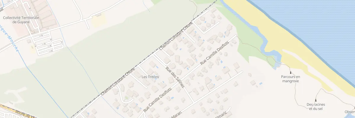 Plan du 9903 Av Chlore Constant à Remire-Montjoly