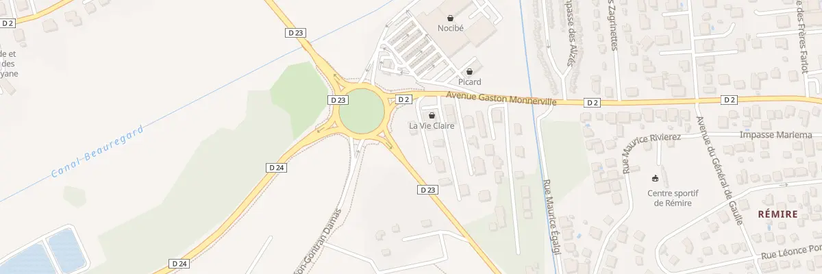 Plan du 2 Av Gaston Monnerville (Rd2) à Remire-Montjoly