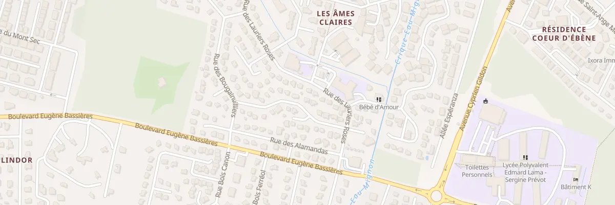Plan du 298 Rue des BOUGAINVILLIERS à Remire-Montjoly