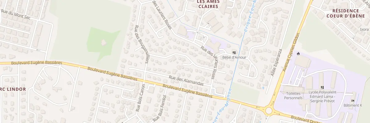Plan du 307 Rue des BOUGAINVILLIERS à Remire-Montjoly