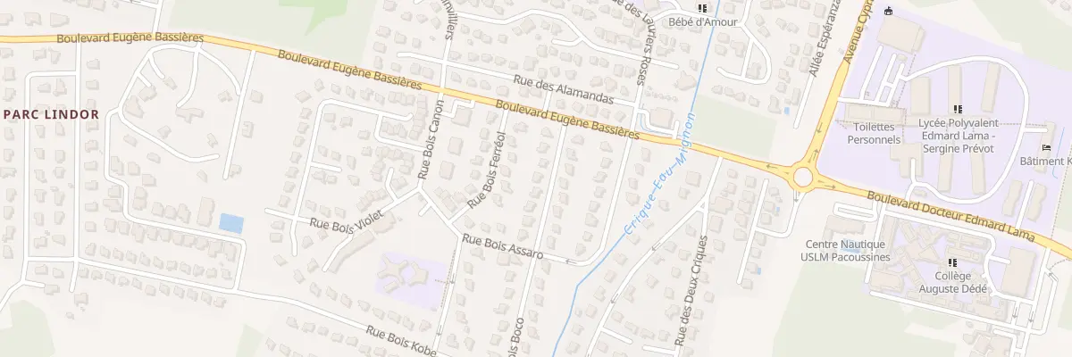 Plan du 94 Rue BOIS BOCO à Remire-Montjoly