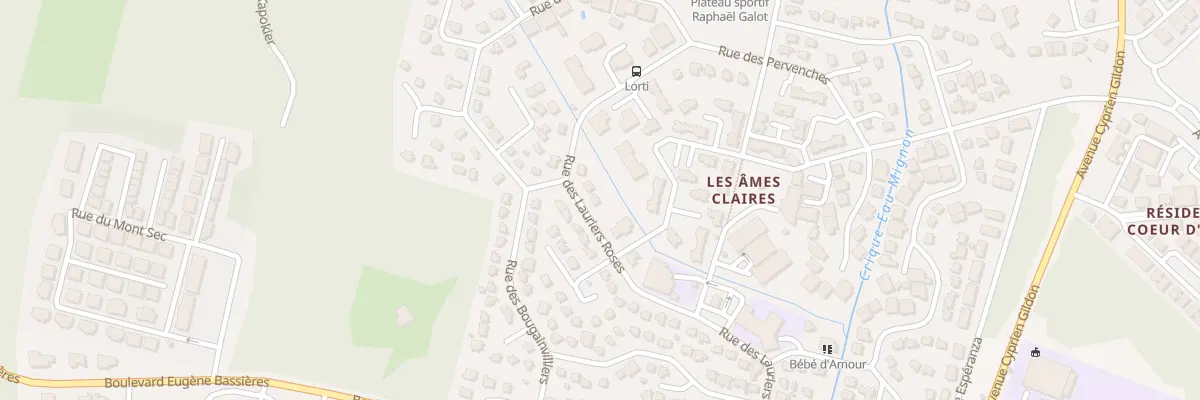 Plan du 343 Lot Les Ames Claires à Remire-Montjoly