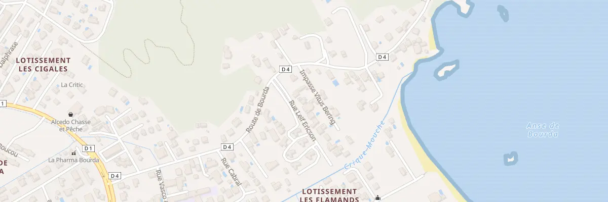 Plan du 5 Rue Leif Ericson à Cayenne