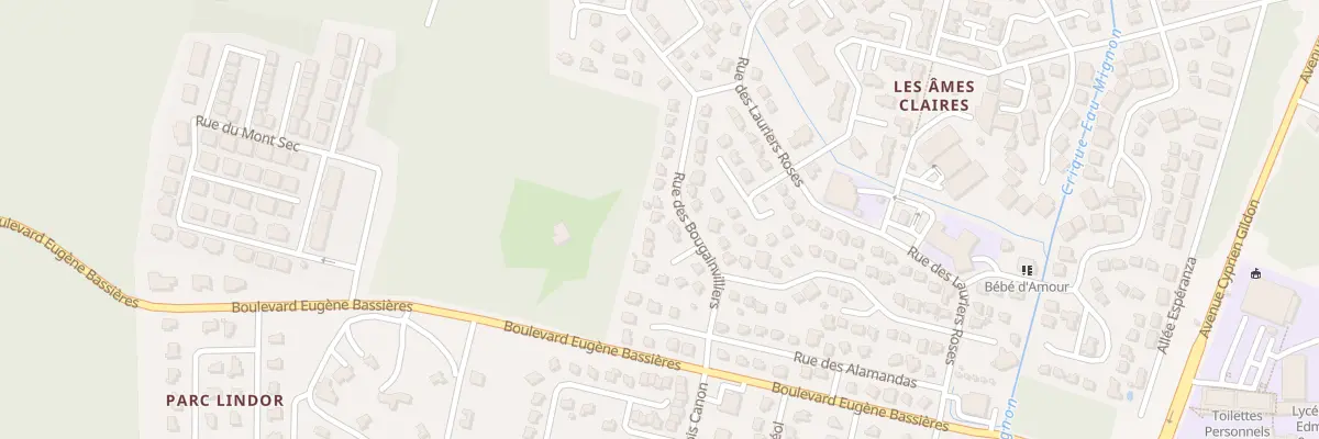 Plan du 323 Rue des BOUGAINVILLIERS à Remire-Montjoly