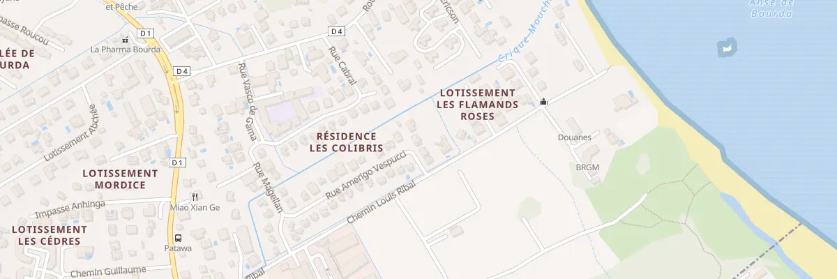 Plan du 17 Rue Amerigo Vespucci à Cayenne