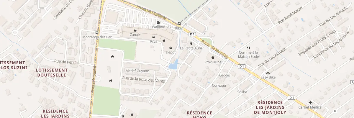Plan du 16 Rue de la ROSE DES VENTS à Remire-Montjoly