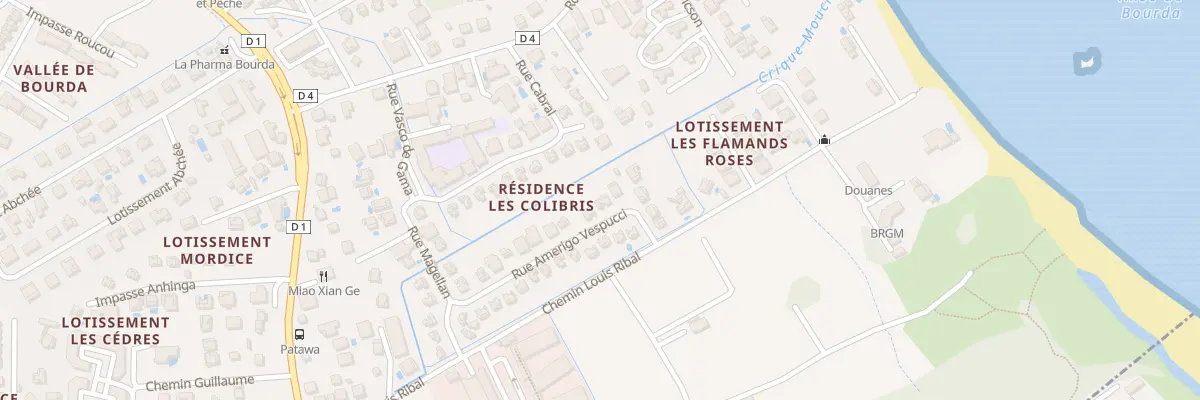Plan du 20 Rue Amerigo Vespucci à Cayenne