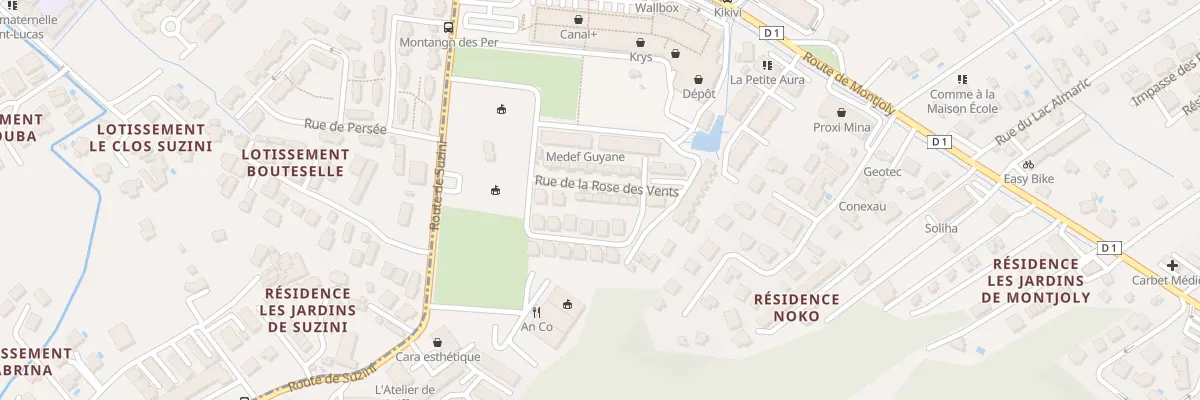 Plan du 6 Rue de la ROSE DES VENTS à Remire-Montjoly
