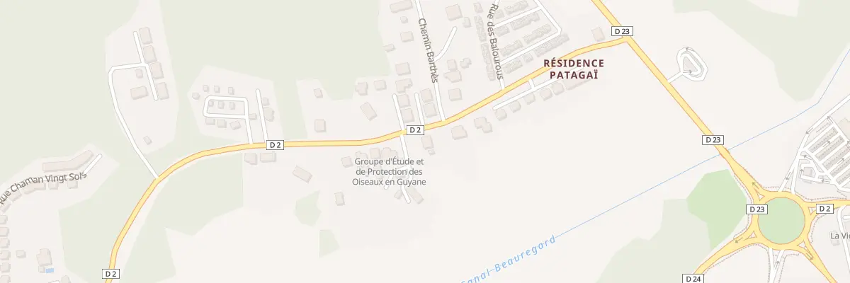 Plan du 9000 Rte de Cabassou (Rd1) à Remire-Montjoly