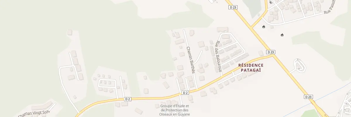Plan du 334F Rte d’Attila Cabassou à Remire-Montjoly