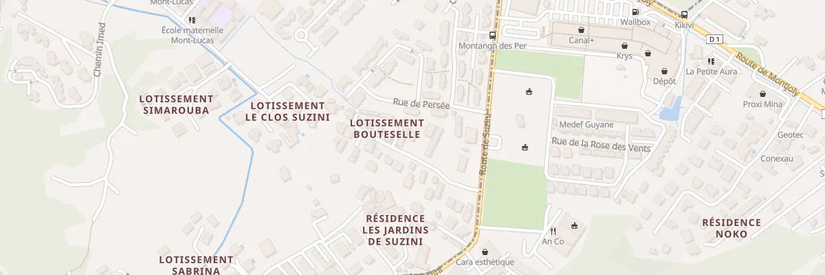 Plan du 9902 Chem Boutezelle à Cayenne