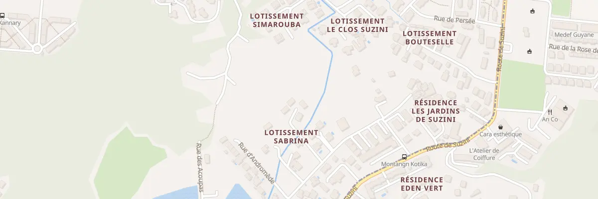 Plan du 3 Imp Coq de Roche à Cayenne