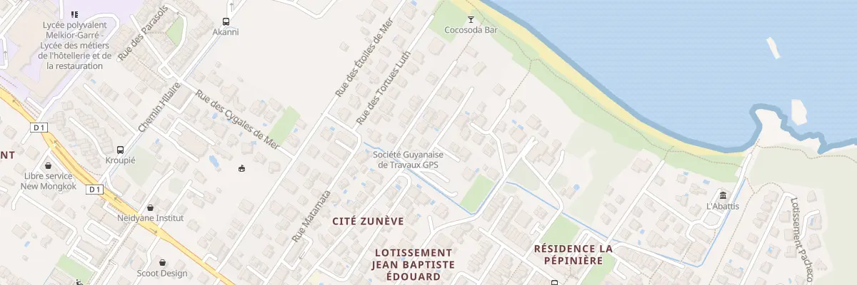 Plan du 26B Lot Pacheco à Cayenne