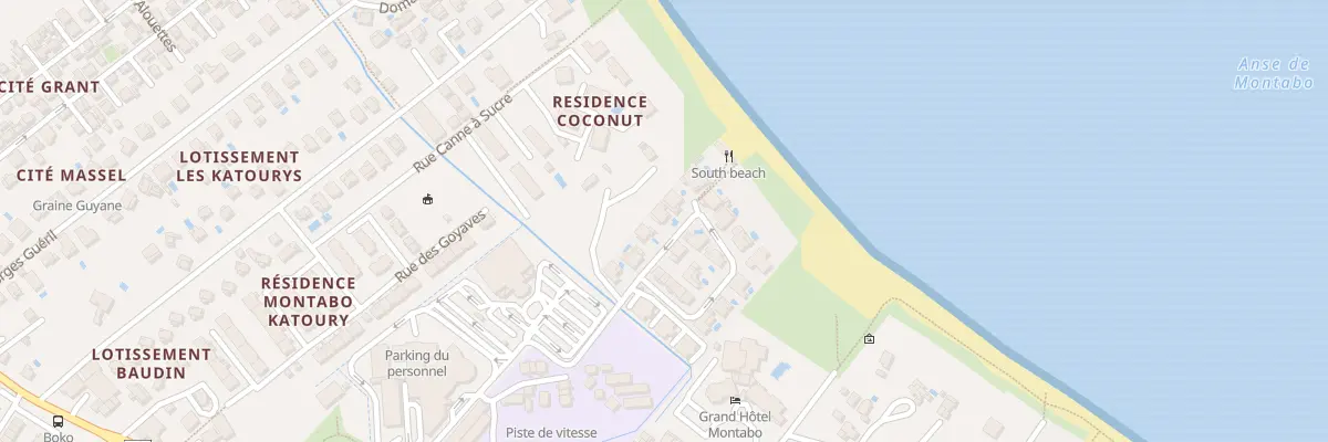 Plan du 17 All des Embruns à Cayenne