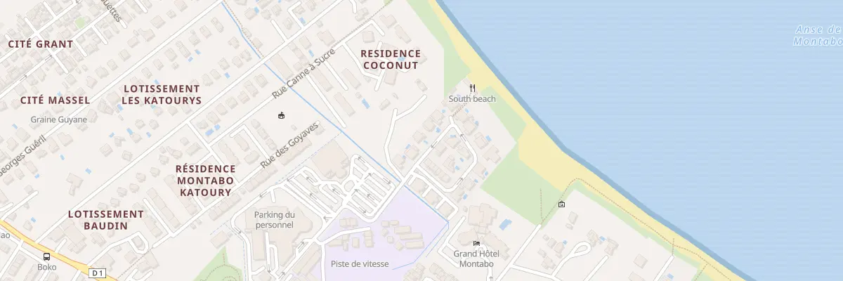 Plan du 24 All des Embruns à Cayenne