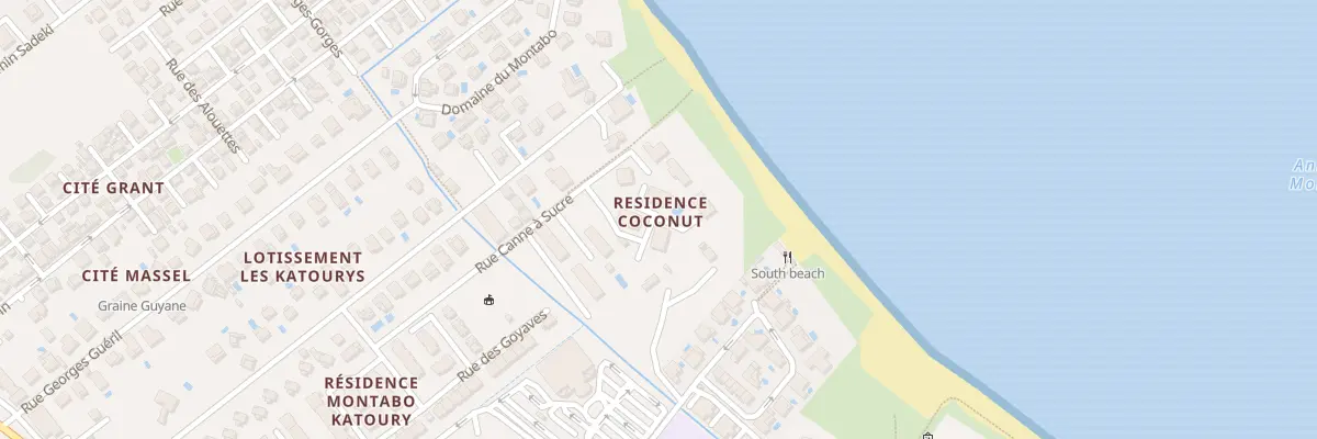 Plan du 6 Rue Canne a Sucre à Cayenne