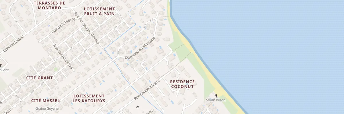 Plan du 46 Rue des Noix de Coco à Cayenne