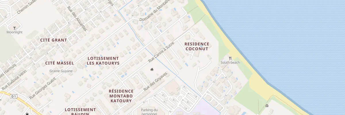 Plan du 2 Rue Canne a Sucre à Cayenne