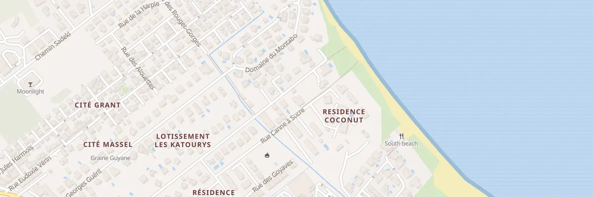 Plan du 48 Rue des Noix de Coco à Cayenne