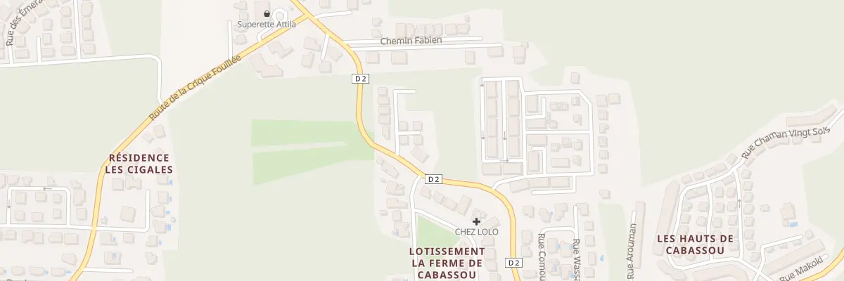 Plan du 10 Rue ARA BLEU à Remire-Montjoly