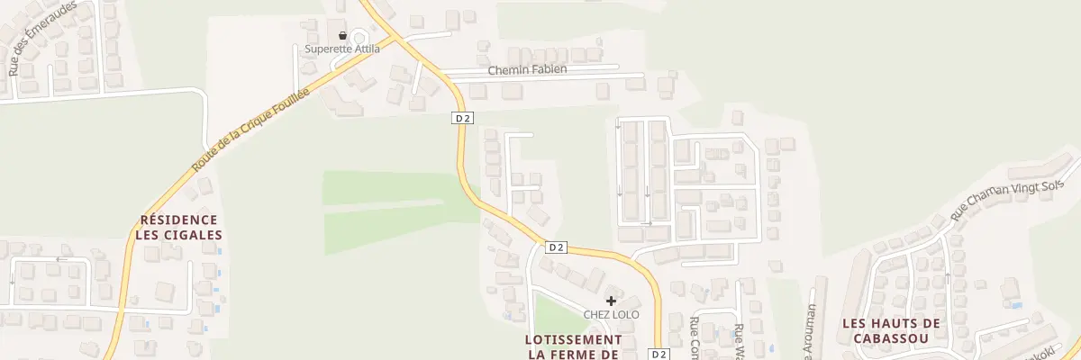 Plan du 14 Rue ARA BLEU à Remire-Montjoly