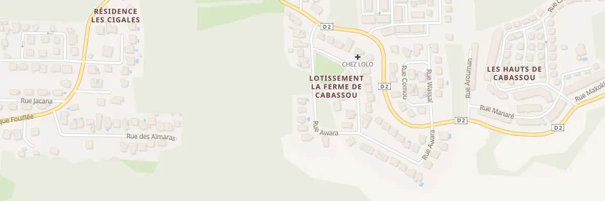Plan du 33 Rue AWARA à Remire-Montjoly