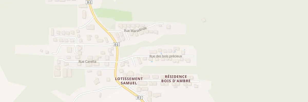 Plan du 2820N Rte d’Attila Cabassou à Remire-Montjoly
