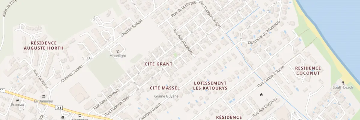Plan du 32 Rue Eudoxie Verin à Cayenne