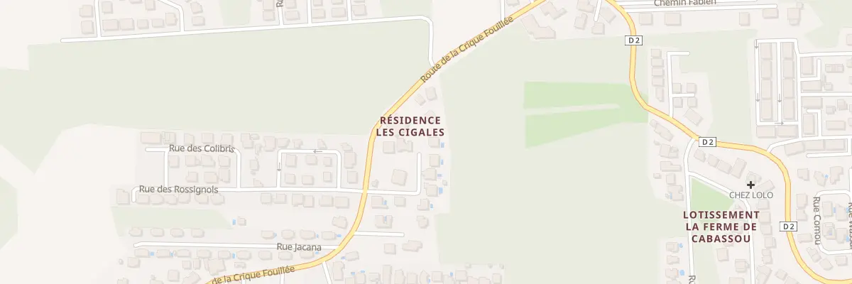 Plan du 9006 Rte de la Crique Fouillee à Remire-Montjoly