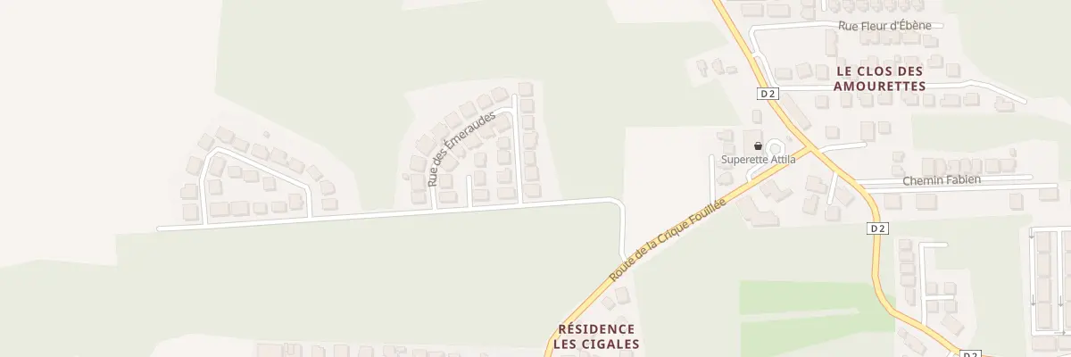 Plan du 2 Rue Emeraudes à Remire-Montjoly