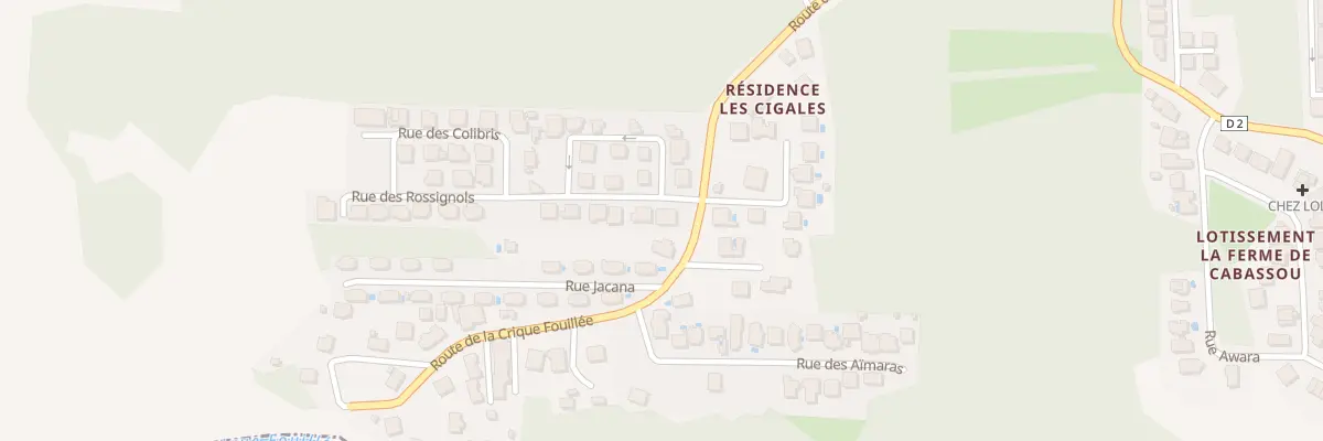 Plan du 1 Rue des ROSSIGNOLS à Remire-Montjoly
