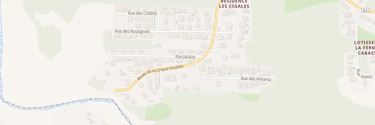 Plan du 9008 Rte de la Crique Fouillee à Remire-Montjoly