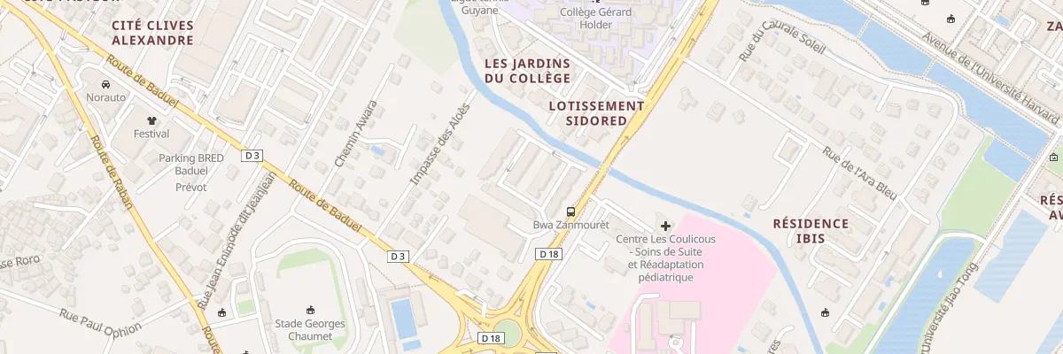 Plan du 880 Roc de Zephir à Cayenne