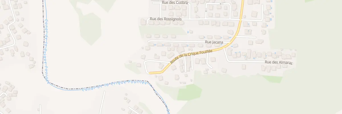 Plan du 940 Rte de la Crique Fouillee à Remire-Montjoly