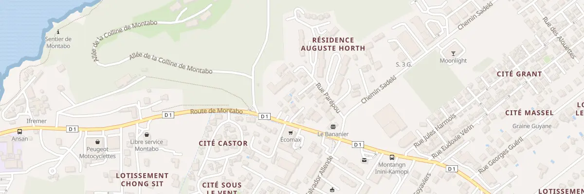 Plan du 15 Rue Parepou à Cayenne