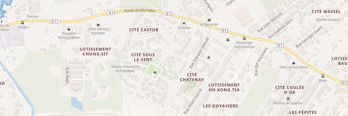 Plan du 27 Rue Henri Plenet à Cayenne